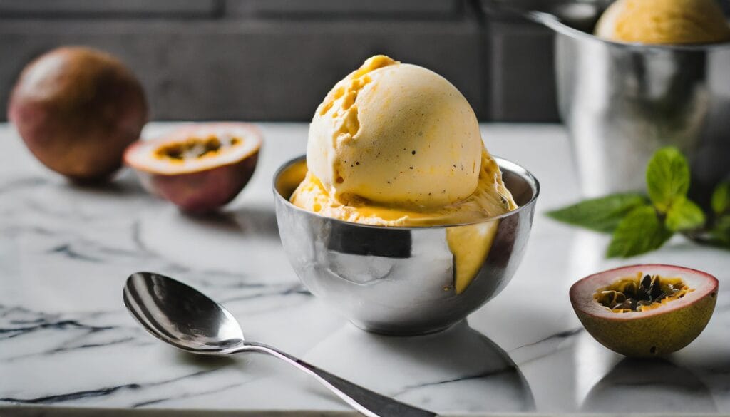 Passion Fruit Gelato Illustrative Image