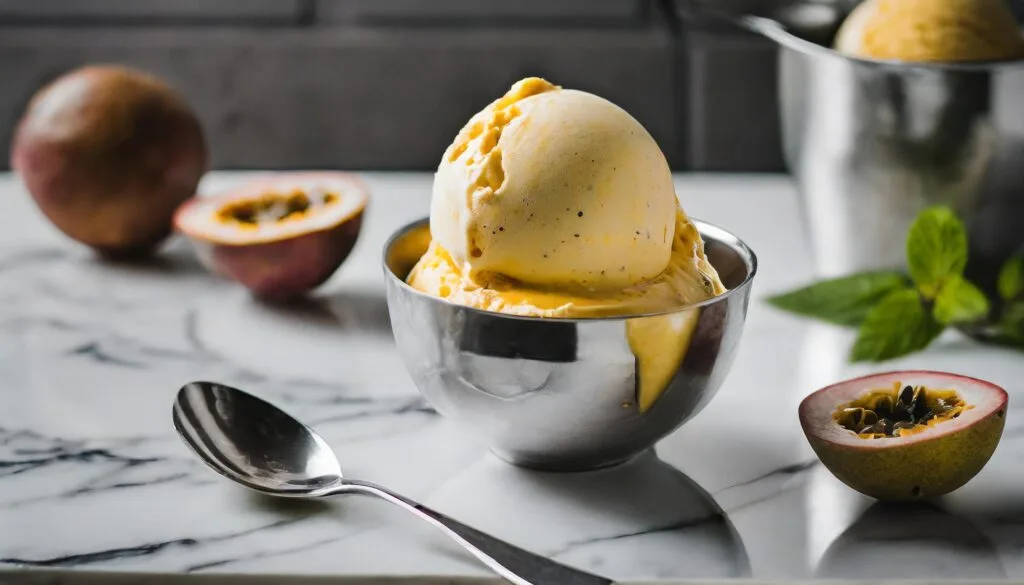 Passion Fruit Gelato Illustrative Image